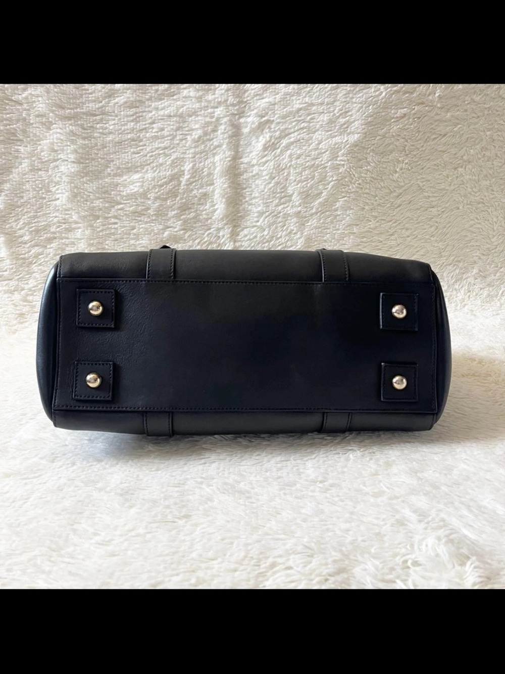 Mulberry Black Leather Bayswater-Style Top-Handle Satchel - Picture 5 of 16